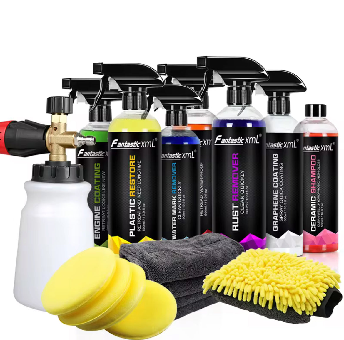 Fantastic XML car cleaner set